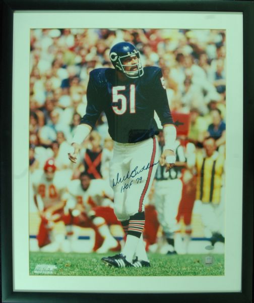 Dick Butkus Signed 16x20 Framed Photo