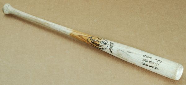 Josh Beckett 2001-05 Game-Used Louisville Slugger Bat (Steiner)