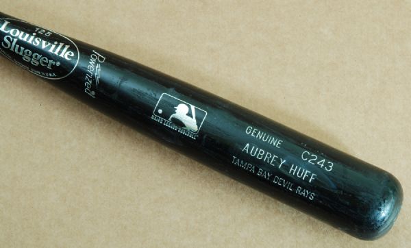 Aubrey Huff 1999-2001 Game-Used Louisville Slugger Bat