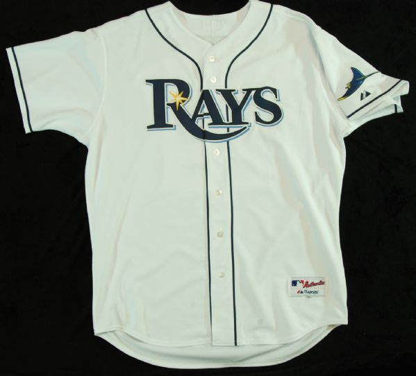 Rafael Soriano 2010 Rays Game-Used Home Jersey