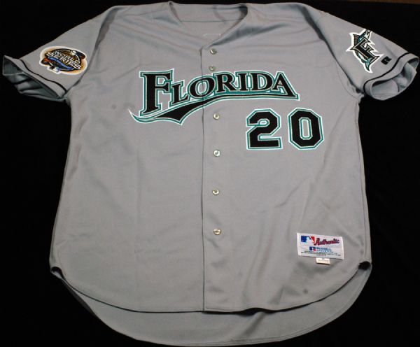 Miguel Cabrera 2003 Game-Used Marlins World Series Jersey (MEARS A5)