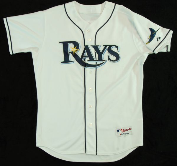 Matt Garza 2010 Rays Game-Used Home Jersey