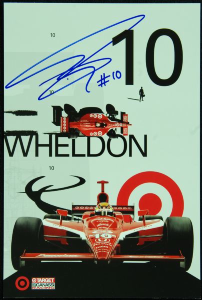 Dan Wheldon Signed 7x10 Photo