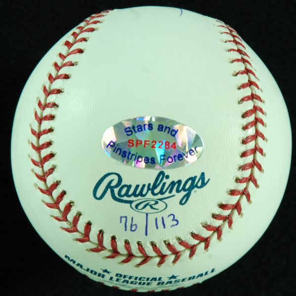 Alex Rodriguez Single-Signed OML Baseball 2005 MVP