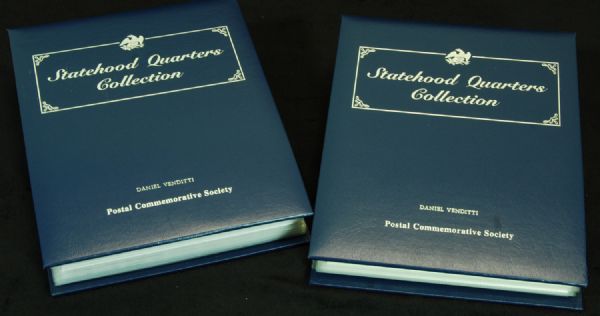 Statehood Quarters Collection Complete Set in Binders (2)