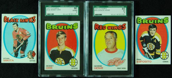 1971-72 Topps Hockey Complete Set (132)