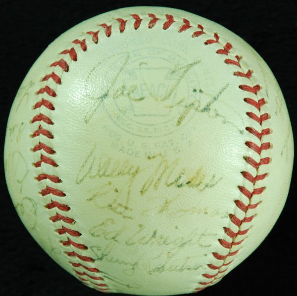 1952 Philadelphia A's Team-Signed Baseball (25 Signatures)