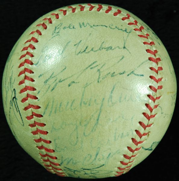 1951 Chicago Cubs Team-Signed Baseball (27 Signatures)