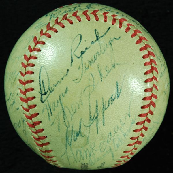 1951 Chicago Cubs Team-Signed Baseball (27 Signatures)