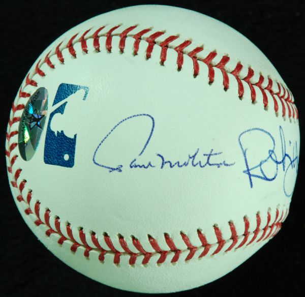 Robin Yount, Paul Molitor & Jim Gantner Signed OML Baseball