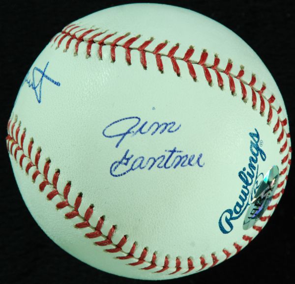 Robin Yount, Paul Molitor & Jim Gantner Signed OML Baseball