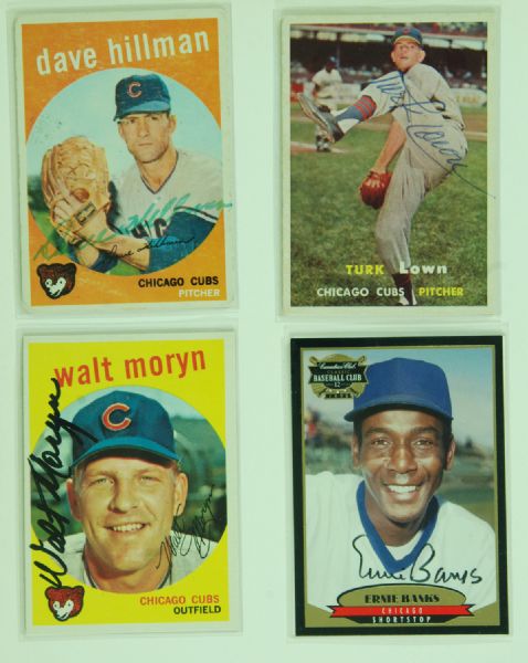 Multi-Signed 1948-1993 Chicago Cubs Yearbooks (21) with 300+ Signatures