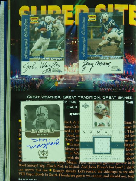 Multi-Signed Super Bowl XLI Program (70+ Signatures) with Peyton & Eli Manning Autos