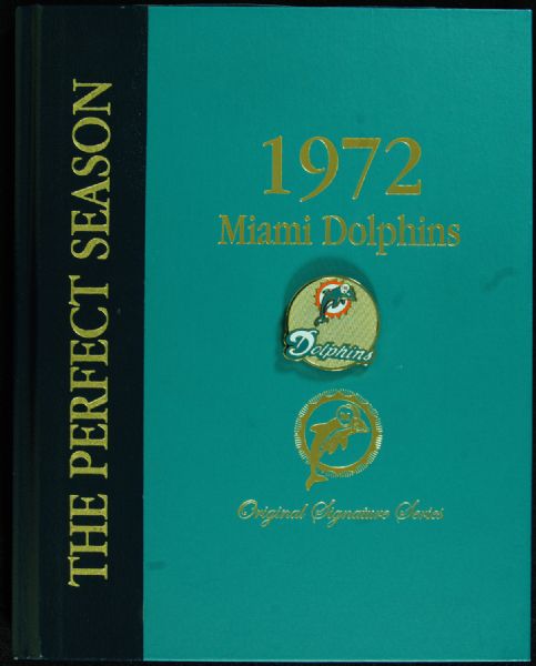 1972 Miami Dolphins Perfect Season Multi-Signed Book (59 Signatures) with Jake Scott