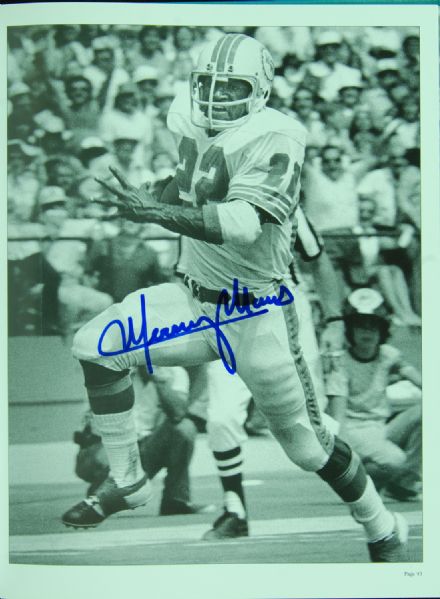 1972 Miami Dolphins Perfect Season Multi-Signed Book (59 Signatures) with Jake Scott