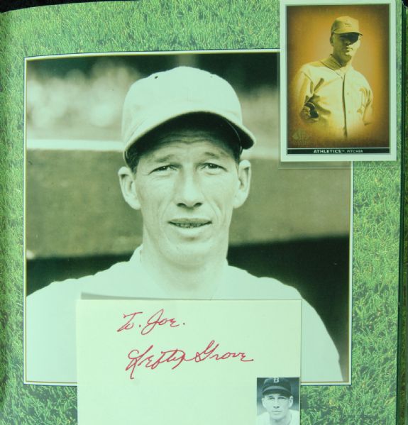 HOFer Multi-Signed Baseball Legends of All-Time Book (70 Signatures) with DiMaggio, Williams