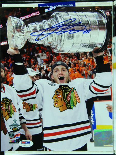 Chicago Blackhawks Multi-Signed Books (3) with 100+ Signatures (Hull, Mikita, Kane, Toews)