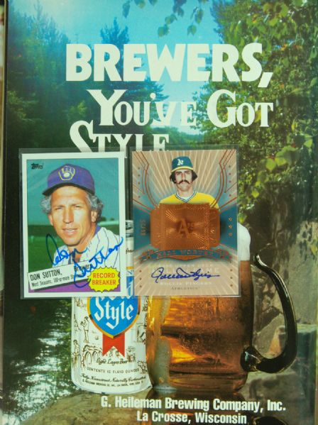 1982 World Series (Brewers vs. Cardinals) Multi-Signed Program (70+ Signatures) 