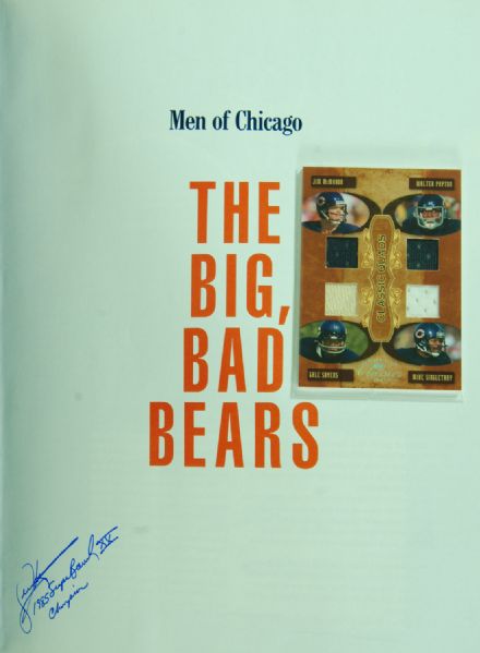 Multi-Signed Portrait of a Victory Chicago Bears & HOFers Book (160+ Signatures)