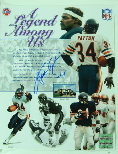 Multi-Signed The Bears - A 75 Year Celebration Book (75 Signatures) with Payton, Halas