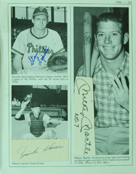 One-of-a-Kind Multi-Signed Baseball in the 1950s Book (700 Signatures) with 100+ HOFers - Jackie Robinson, Mantle, Williams, DiMaggio, Fox, Paige