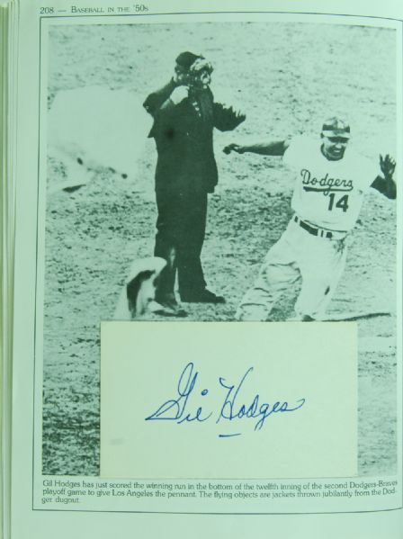 One-of-a-Kind Multi-Signed Baseball in the 1950s Book (700 Signatures) with 100+ HOFers - Jackie Robinson, Mantle, Williams, DiMaggio, Fox, Paige