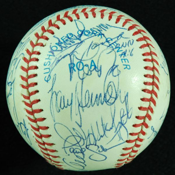 1988 Detroit Tigers Team-Signed Baseball (27 Signatures) (PSA/DNA)