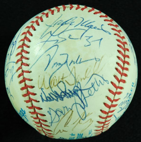 1988 Detroit Tigers Team-Signed Baseball (27 Signatures) (PSA/DNA)