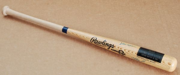 500 Home Run Club Multi-Signed Bat (9 Signatures) with Aaron, Mays (PSA/DNA)