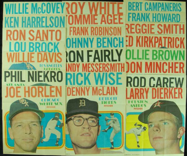 1970 Topps Posters Complete Sets (2) with Extras (52)