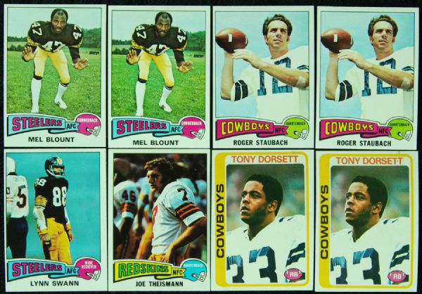 Massive 1970’s and 1980’s Topps Football Lot with Hall of Famers, Stars Specials (15,673)