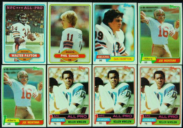 Massive 1970’s and 1980’s Topps Football Lot with Hall of Famers, Stars Specials (15,673)