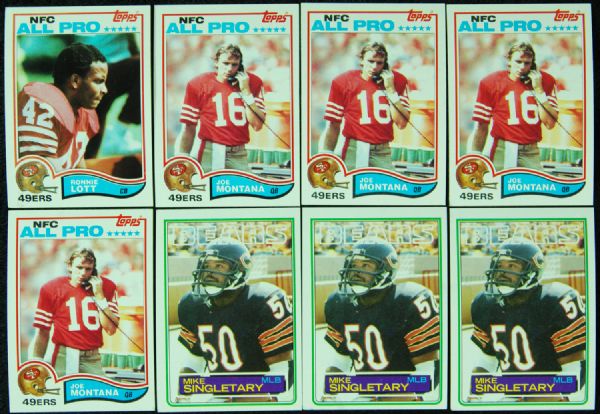 Massive 1970’s and 1980’s Topps Football Lot with Hall of Famers, Stars Specials (15,673)