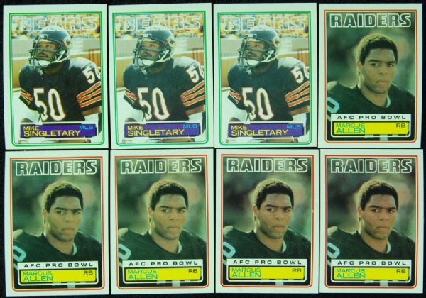 Massive 1970’s and 1980’s Topps Football Lot with Hall of Famers, Stars Specials (15,673)