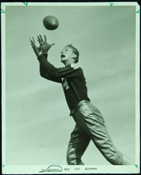 1943 Don Hutson Original 8x10 Photo