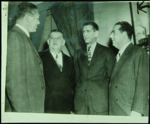 1945 Curly Lambeau, Elmer Layden, etc. Original 8x10 Photo