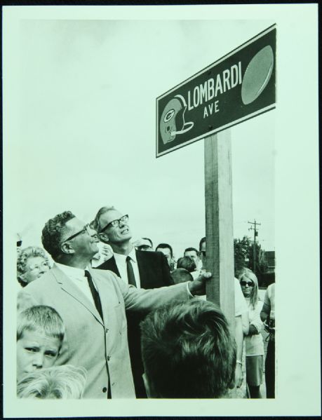 1968 A Salute to Vince Lombardi Day Original 7x9 Photo