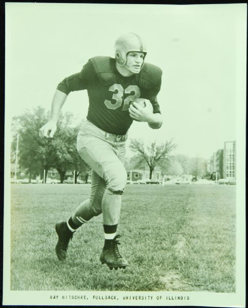 Circa 1956 Ray Nitschke Original 8x10 Photo