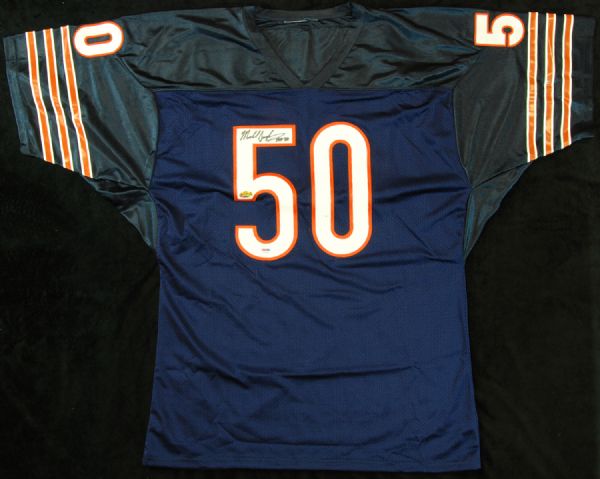 Mike Singletary Signed Bears Jersey HOF 98 (PSA/DNA)