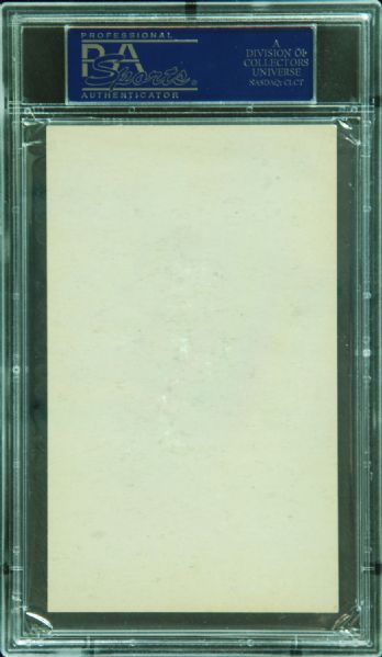 1960 CVC Baseball Hi-Lites Box Score Devised No. 4 (Blank Back) PSA 6