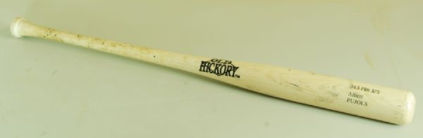 Albert Pujols 2003-04 Game-Used Old Hickory Bat (PSA/DNA)