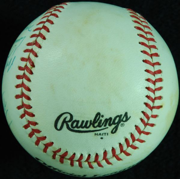 Satchel Paige Single-Signed Rawlings Baseball (JSA)