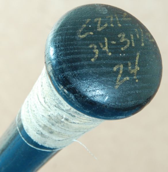 Rickey Henderson 2001 Game-Used Louisville Slugger Bat (GAI Bushing)