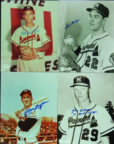 Milwaukee Braves Signed 8x10 Photos (10)