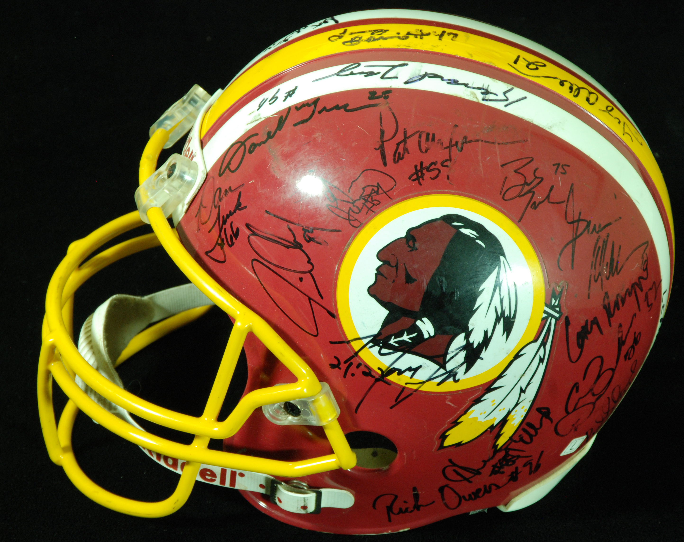 Lot Detail - 1997 Washington Redskins Team-Signed Helmet (33 Signatures)