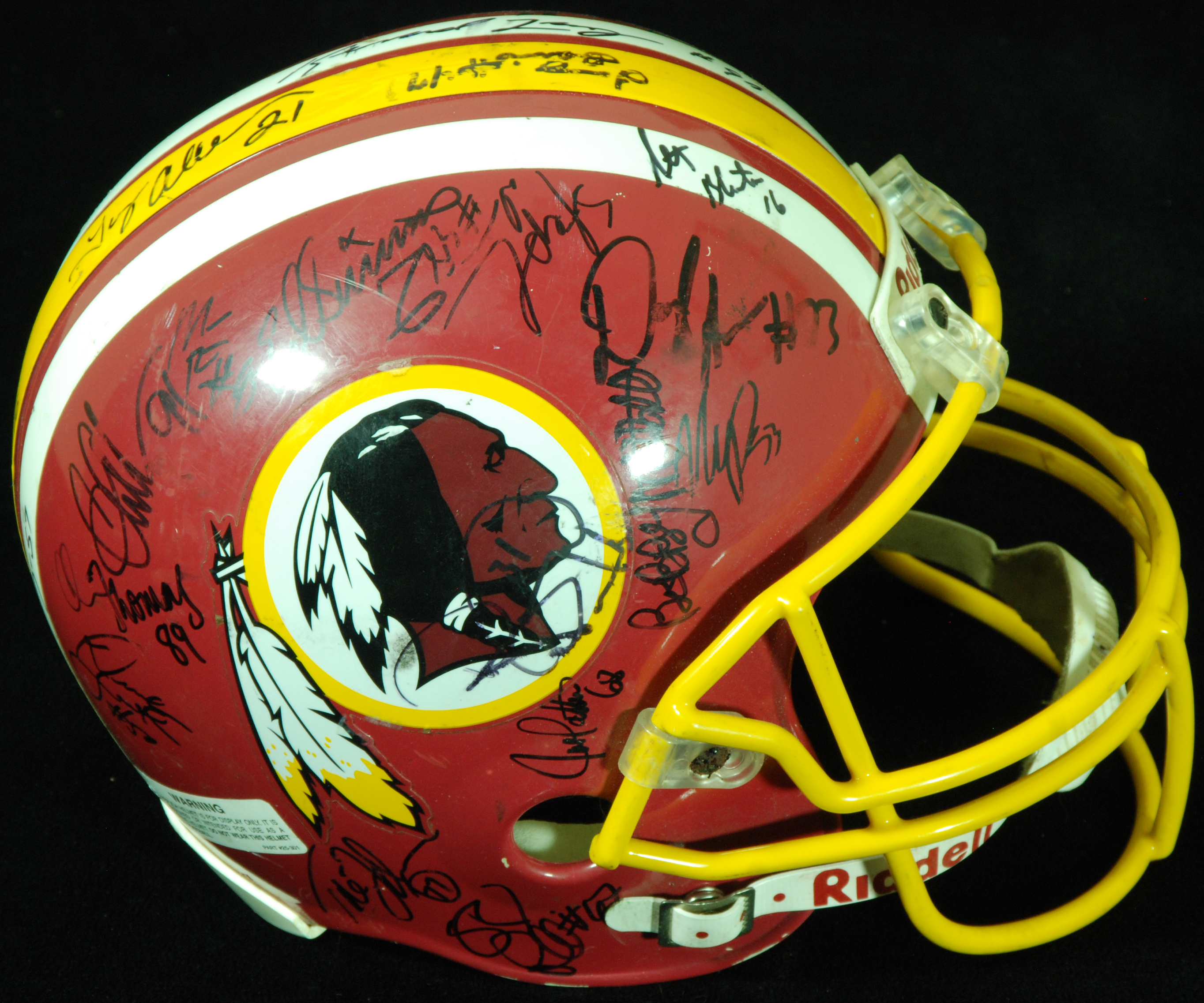 Lot Detail - 1997 Washington Redskins Team-Signed Helmet (33 Signatures)