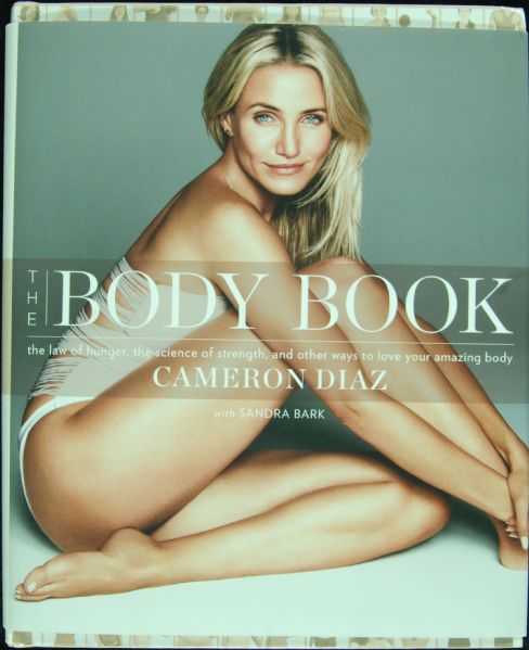 Cameron Diaz Signed The Body Book Book (PSA/DNA)