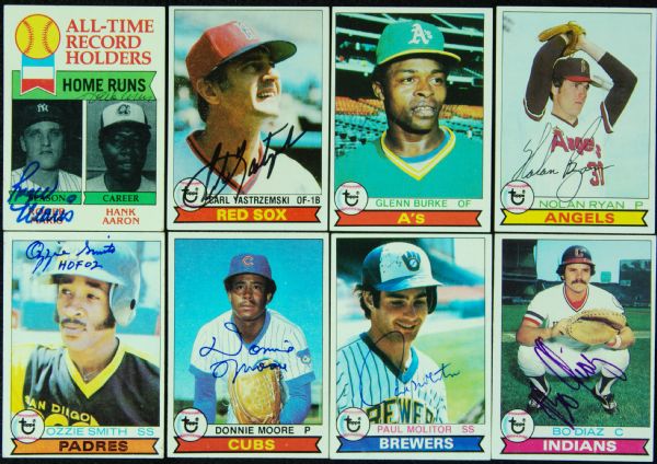 1979 Topps Baseball Signed Complete Set (717)