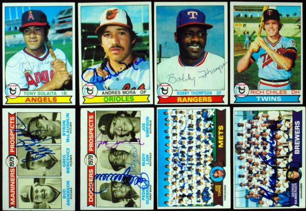 1979 Topps Baseball Signed Complete Set (717)