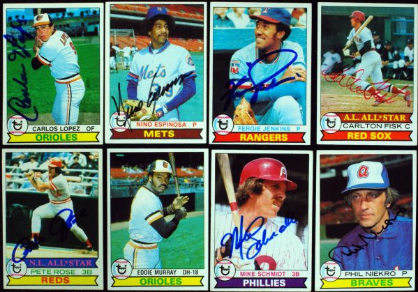 1979 Topps Baseball Signed Complete Set (717)